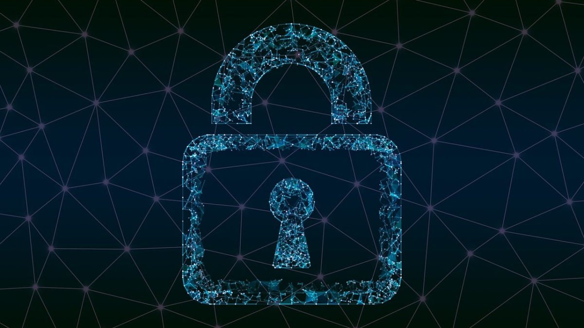 Digital lock symbolizing AI security and safety laws in AI innovation.