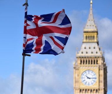 Union Jack flag with Big Ben, symbolizing the UK's need for AI Regulation